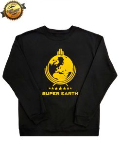 SUDADERA HELLDIVERS SUPER EARTH GRANDE
