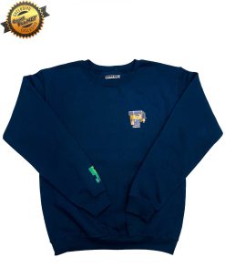 SUDADERA AZUL MINECRAFT 15 ANIVERSARIO ALEX VS CREEPER GRANDE