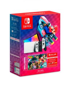 CONSOLA NINTENDO SWITCH OLED MARIO KART 8 DELUXE MAS 3 MESES NINTENDO ONLINE