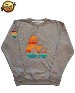 SUDADERA GRIS WIZARDS OF THE COAST DUNGEONS AND DRAGONS 83 CHICA