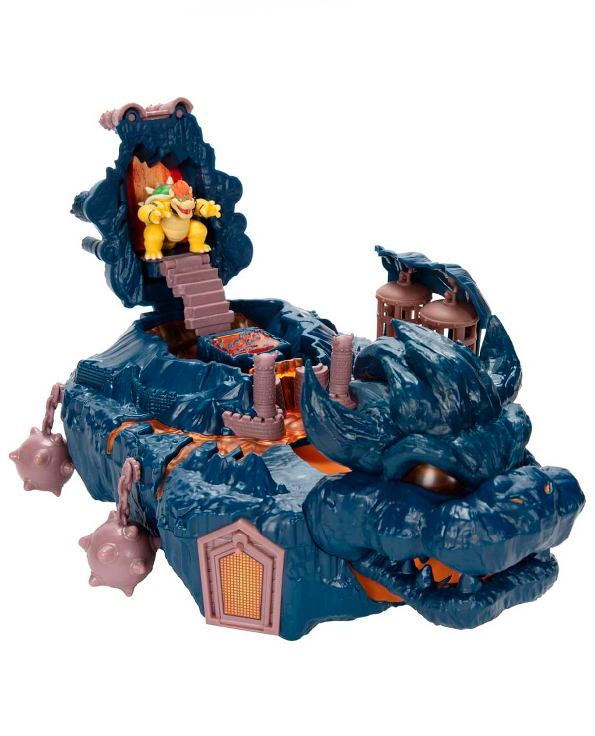 FIGURA JAKKS CASTILLO DE BOWSER EN LA ISLA
