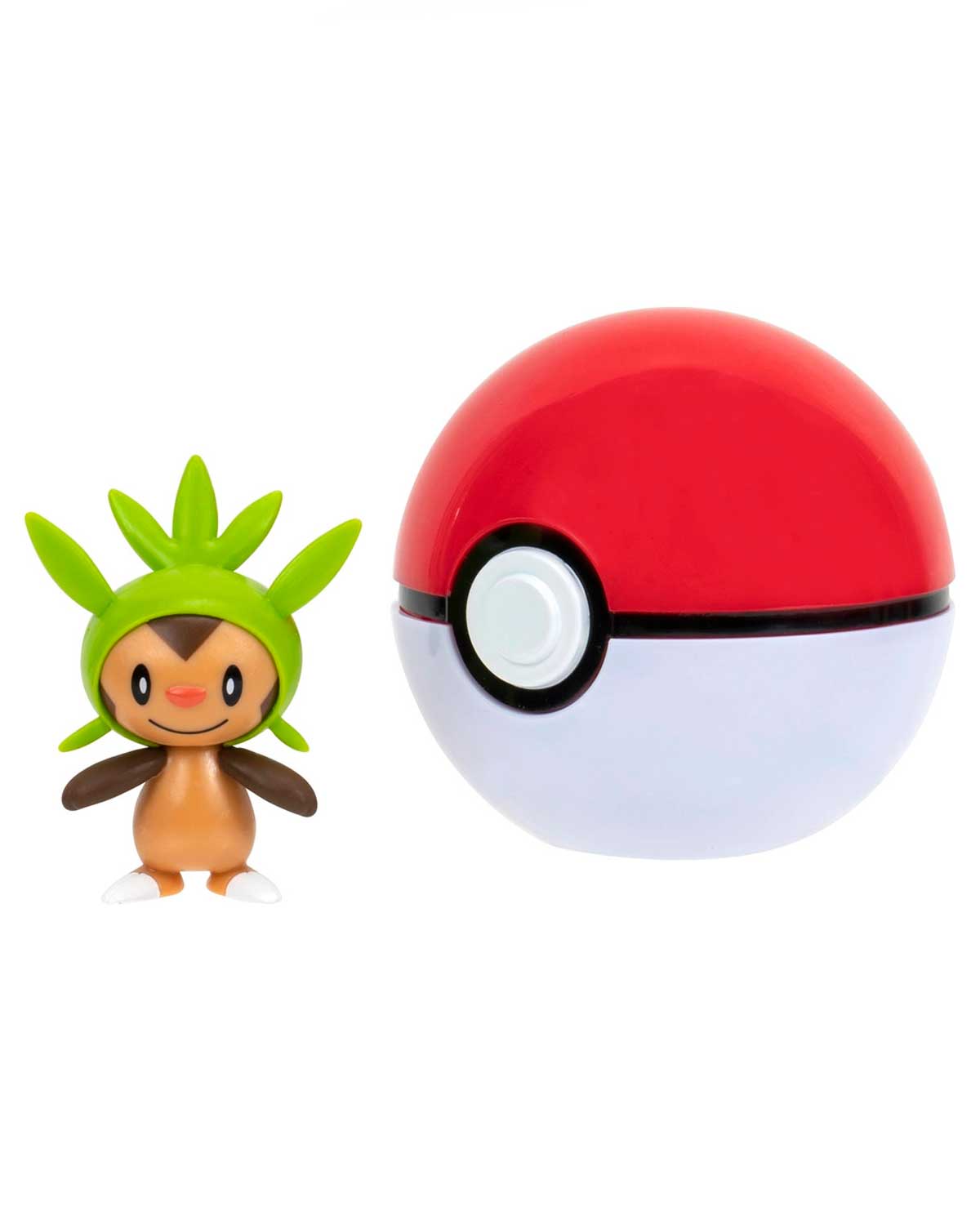 CLIP AND GO POKEMON CHESPIN POKEBALL