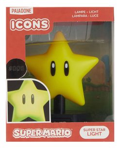 LAMPARA SUPER MARIO BROS SUPER STAR ICON