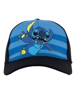 GORRA AZUL LILO Y STITCH STRIPES