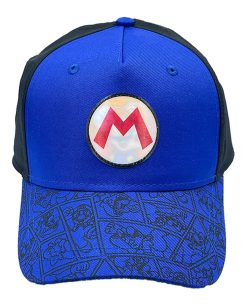 GORRA AZUL SUPER MARIO BROS LENTICULAR