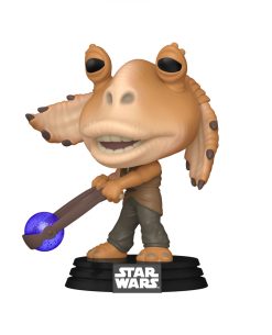 FIGURA POP SW LA AMENAZA FANTASMA JAR JAR BINKS CON BOOMA BALLS