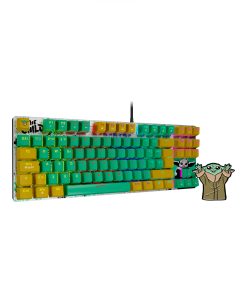 TECLADO ALAMBRICO PRIMUS BALLISTA 80T STAR WARS GROGU SPA GREEN