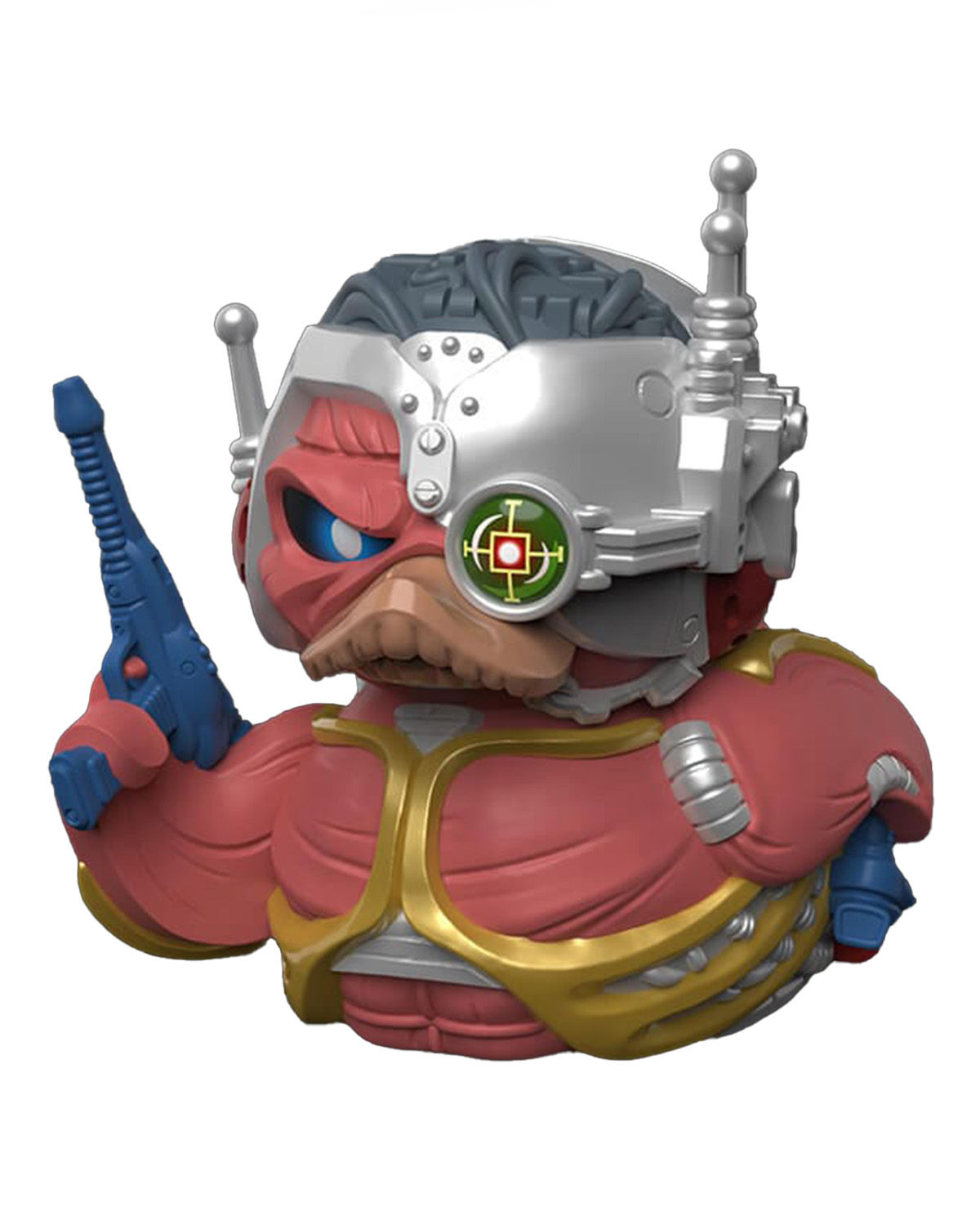 FIGURA TUBBZ IRON MAIDEN CYBOR EDDIE COSPLAYING DUCK FIRST EDITION - Image 2