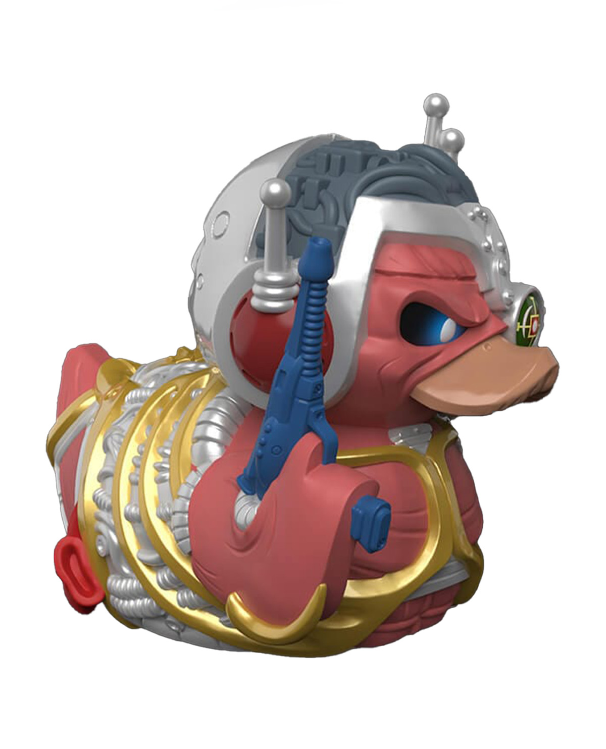 FIGURA TUBBZ IRON MAIDEN CYBOR EDDIE COSPLAYING DUCK FIRST EDITION - Image 4