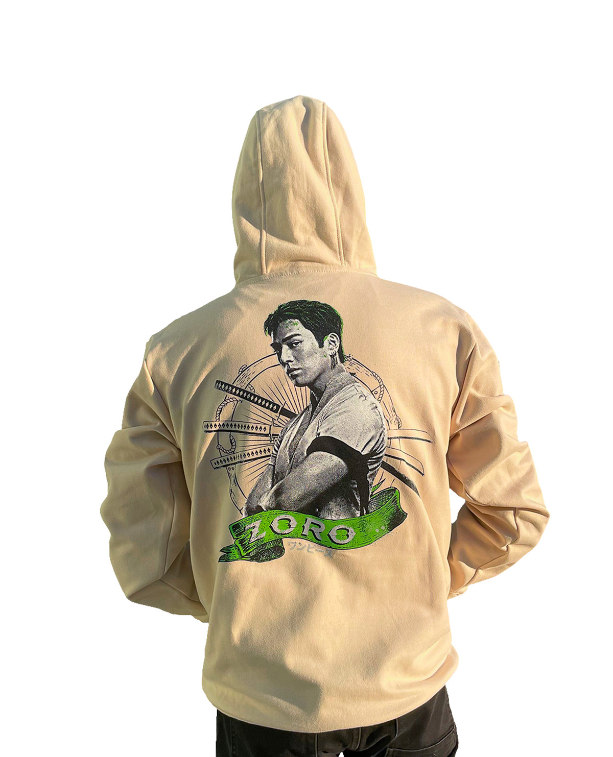 SUDADERA ARENA NETFLIX ONE PIECE ZORO GRANDE - Image 4