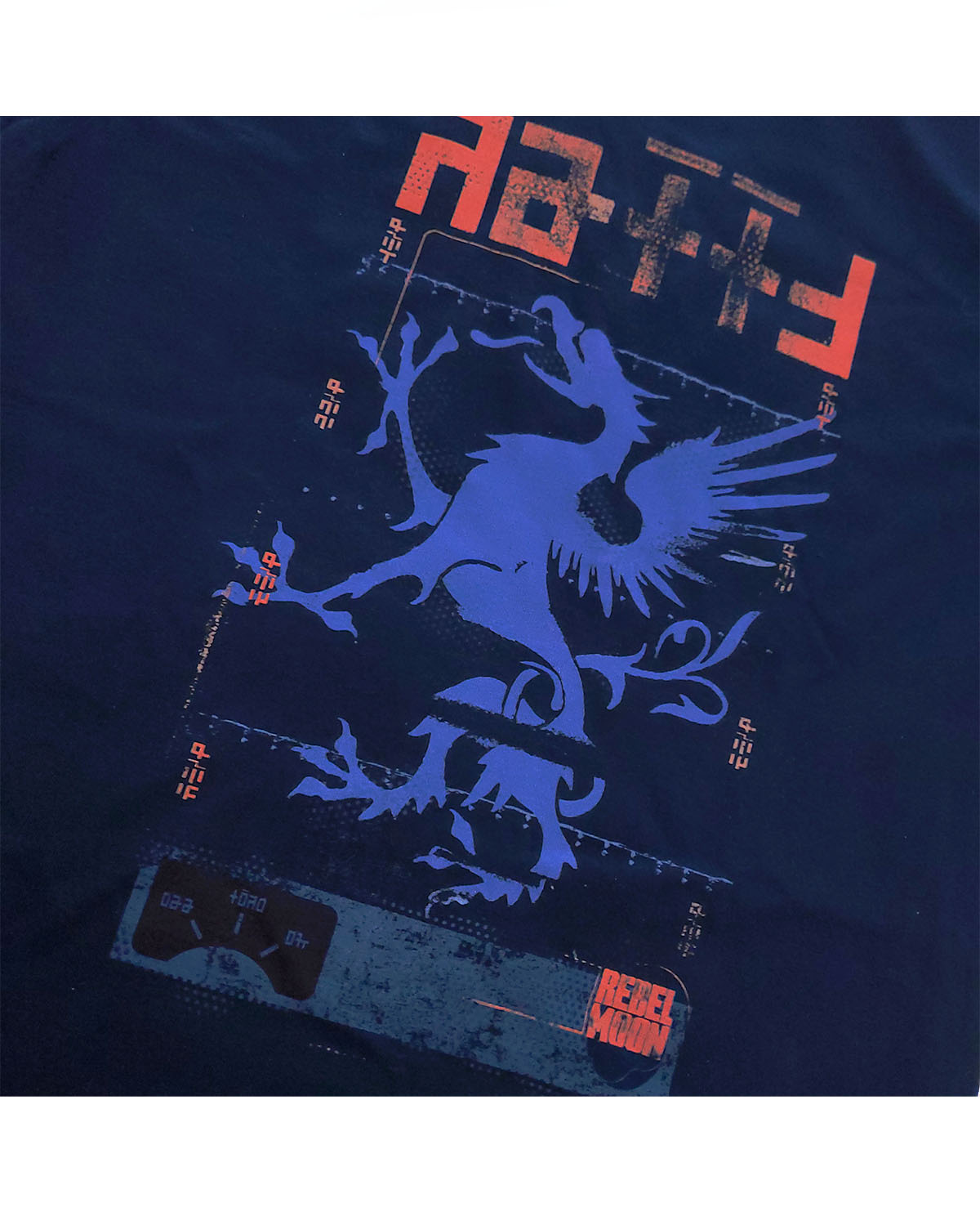 PLAYERA AZUL NETFLIX REBEL MOON GRIFFIN MEDIANA - Image 3