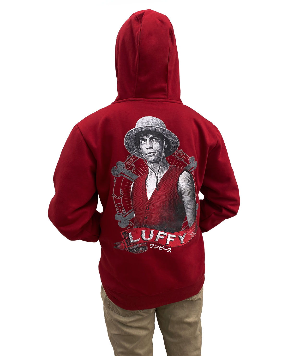 SUDADERA ROJA NETFLIX ONE PIECE LUFFY GRANDE - Image 4