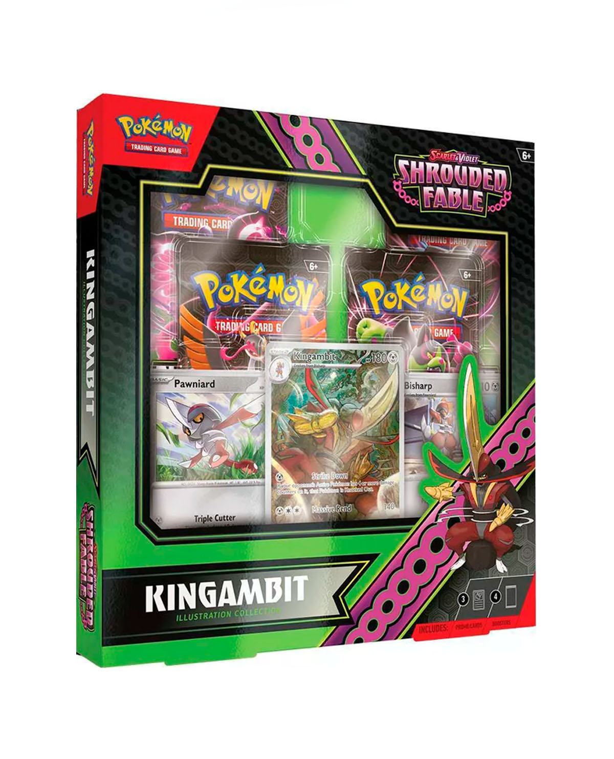 POKEMON TCG SCARLET AND VIOLET 6.5 SHROUDED FABLE KINGAMBIT ILLUSTRATION COLLECTION