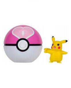 CLIP AND GO POKEMON PIKACHU WITH LOVE BALL