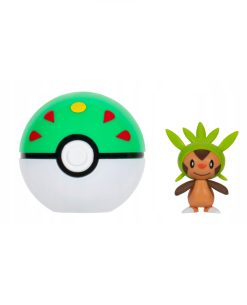 CLIP AND GO POKEMON CHESPIN WITH FRIEND BALL