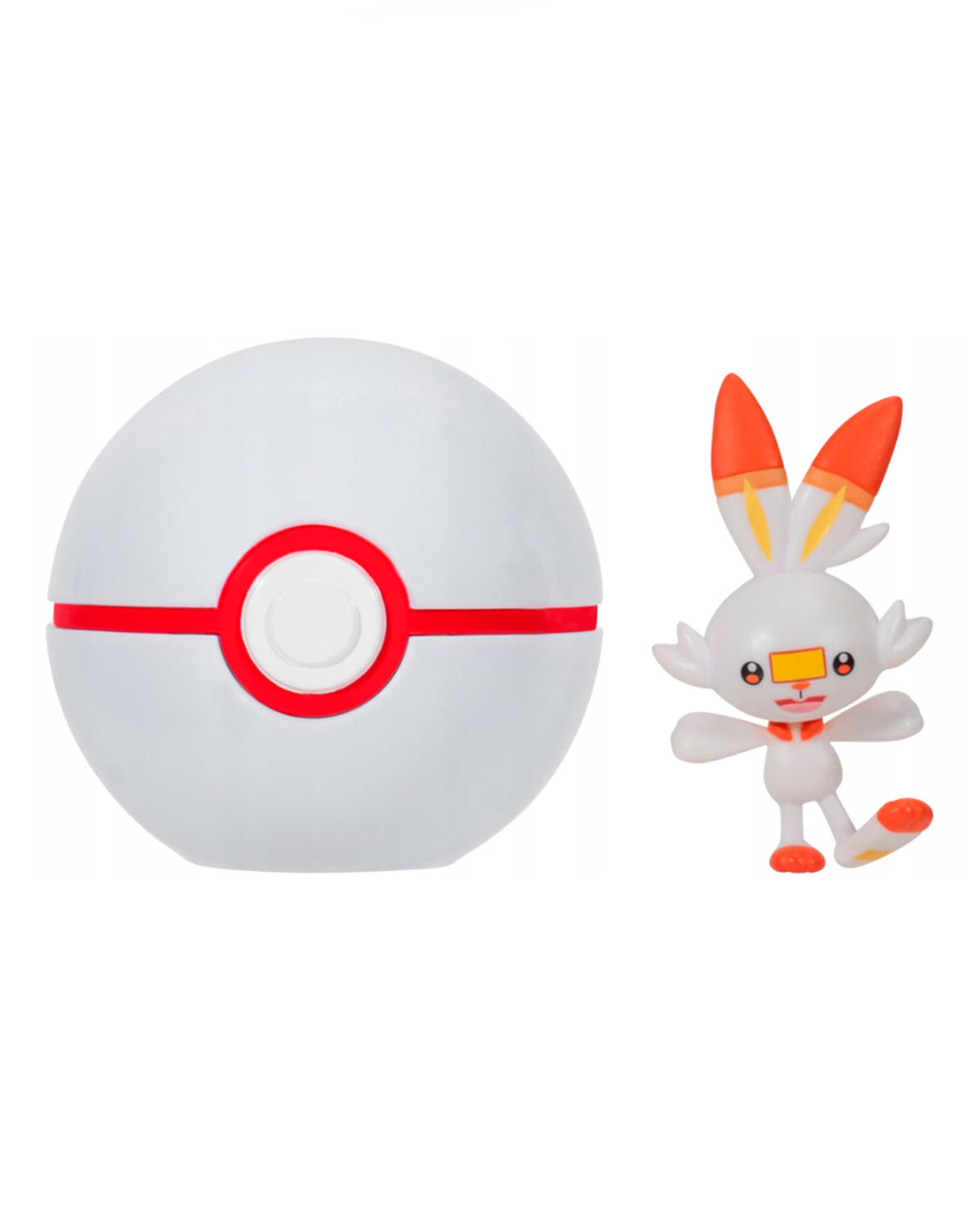 CLIP AND GO POKEMON SCORBUNNY WITH PREMIER BALL