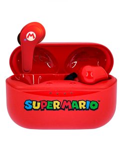 AUDIFONOS SUPER MARIO RED WS EARPODS