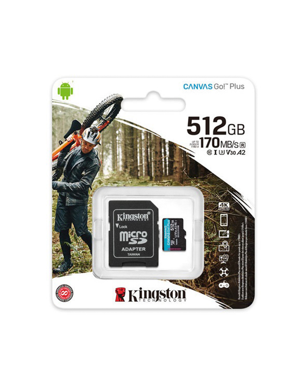 TARJETA MICRO SD 512GB CANVAS GO PLUS