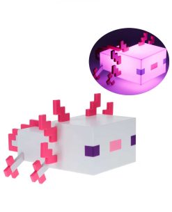 LAMPARA MINECRAFT AXOLOTE