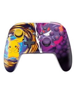 CONTROL NINTENDO SWITCH INALAMBRICO POWER A PIKACHU VS GENGAR