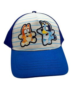 GORRA BLUEY CON RAYAS BLUEY Y BINGO