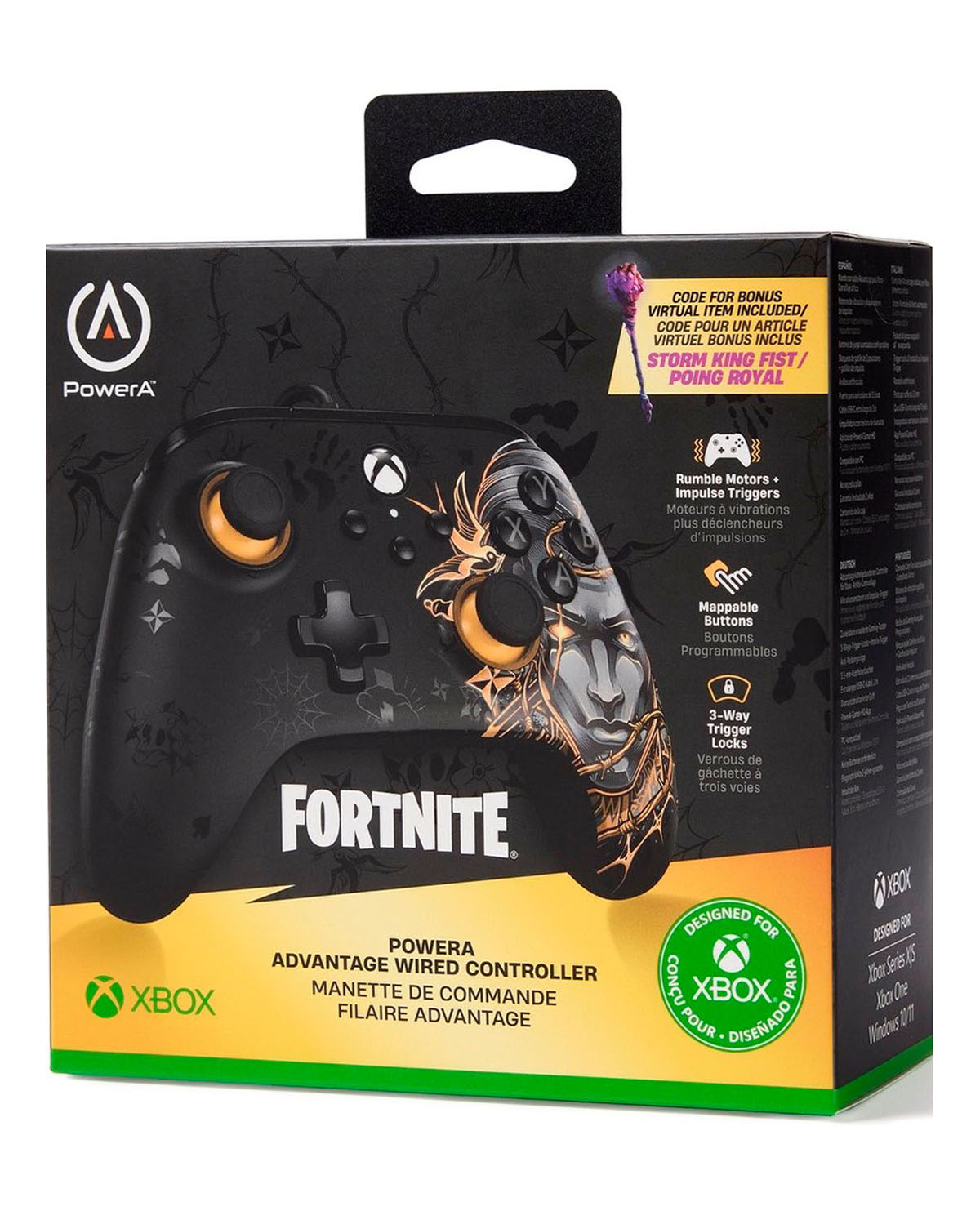 CONTROL XBOX ALAMBRICO POWER A ADV FORNITE MIDAS - Image 2