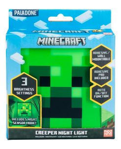 LAMPARA DE PARED MINECRAFT CREEPER