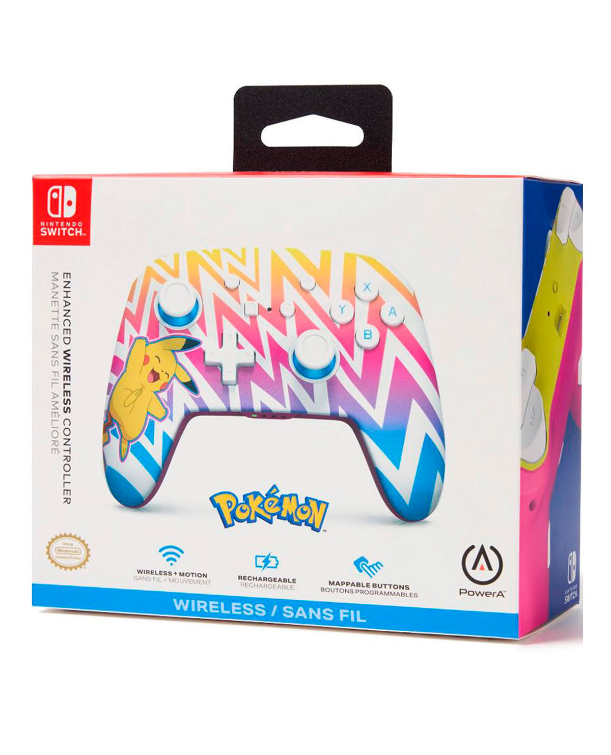 CONTROL NINTENDO SWITCH INALAMBRICO POWER A PIKACHU VIBRANT - Image 3
