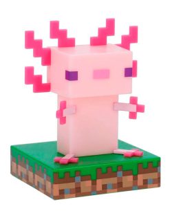 LAMPARA MINECRAFT AXOLOTL ICON V2