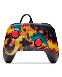 CONTROL NINTENDO SWITCH ALAMBRICO POWER A CHARIZARD FIRESTORM