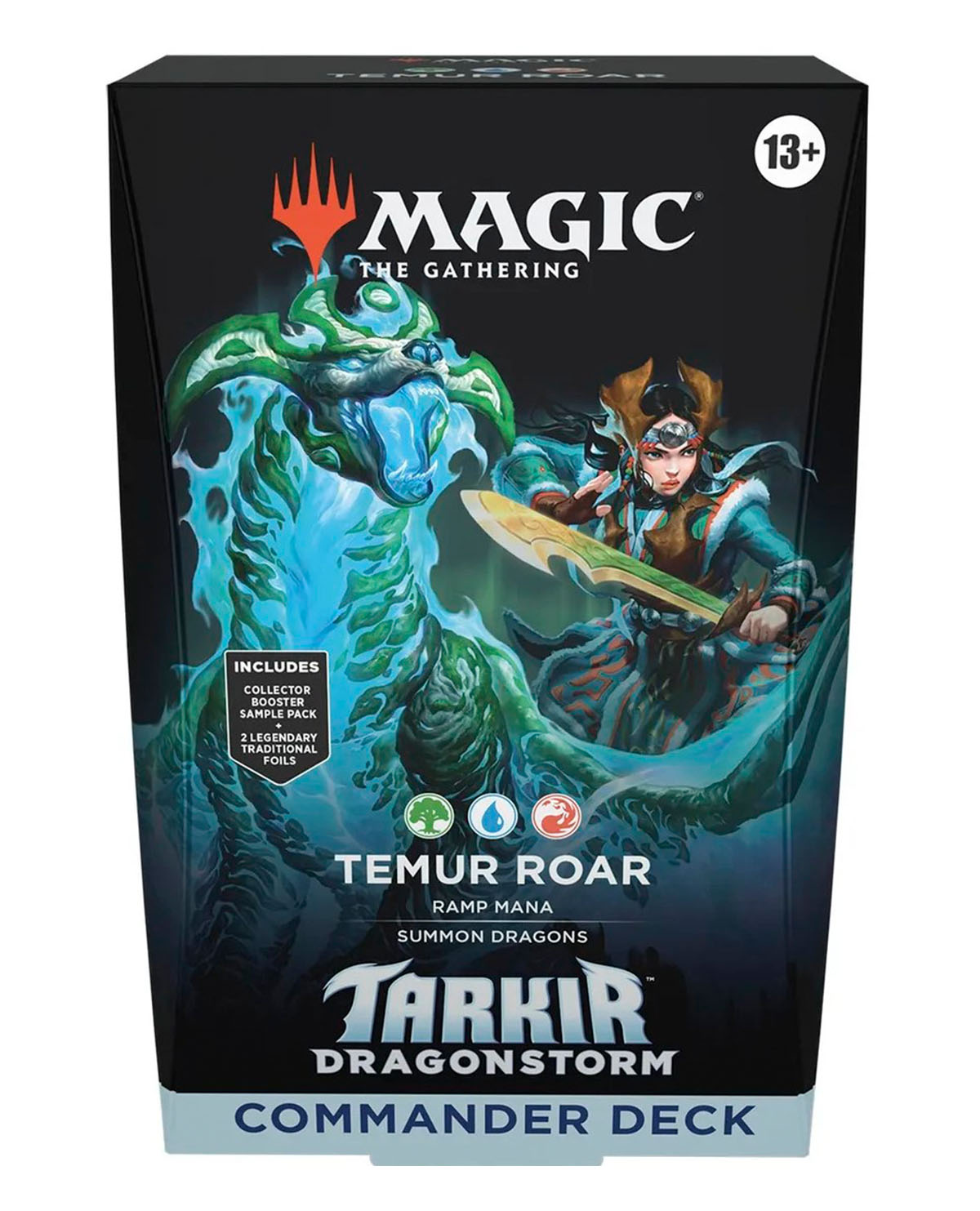 MAGIC THE GATHERING TRADING CARD GAME TARKIR DRAGONSTORM COMMANDER TEMUR ROAR DECK