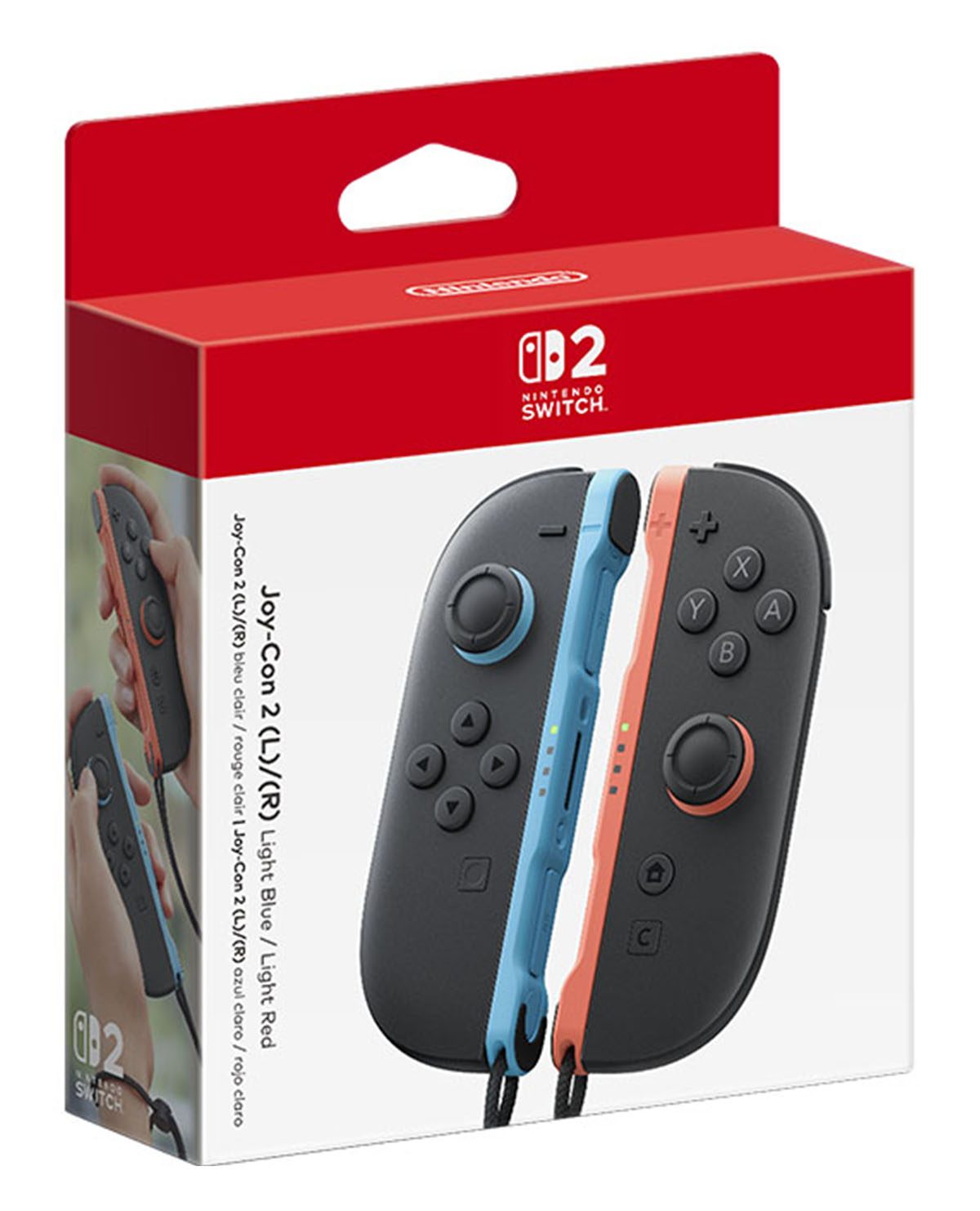 CONTROLES JOY CON L R AZUL Y ROJO