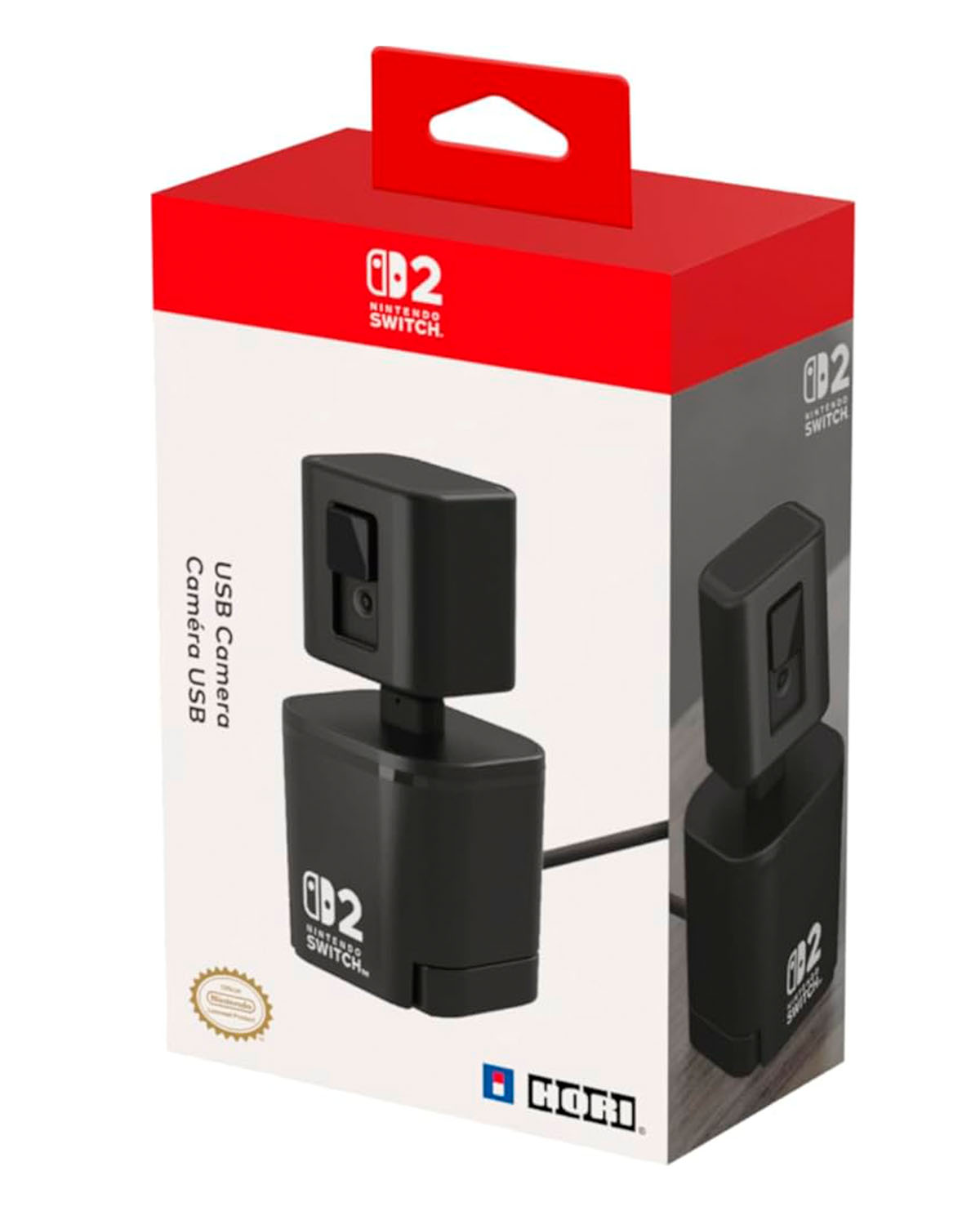 CAMARA USB NINTENDO SWITCH 2 HORI BLACK - Image 2