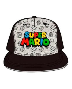 GORRA BASEBALL SUPER MARIO BROS LOGO