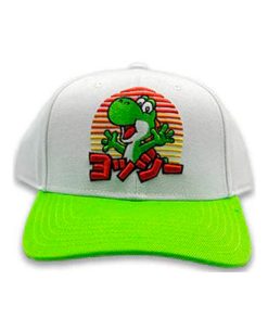 GORRA YOSHI BLANCA - VERDE
