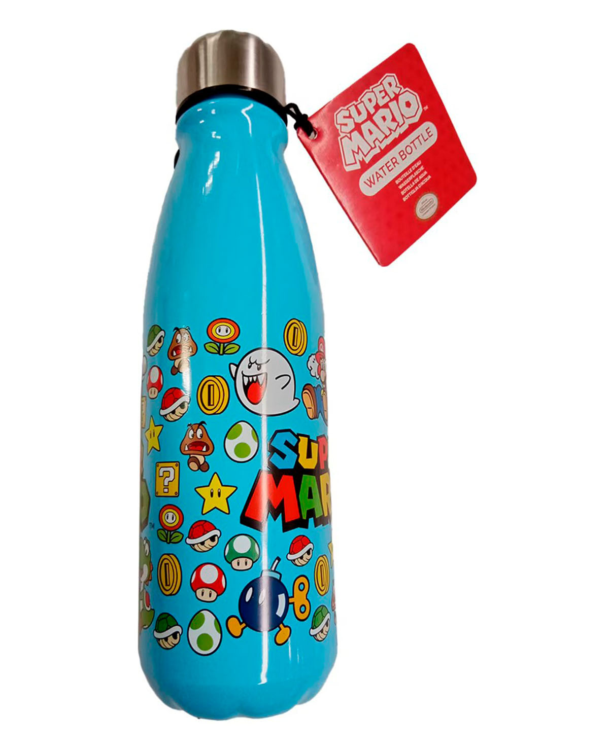 BOTELLA DE METAL SUPER MARIO BROS AZUL - Image 2
