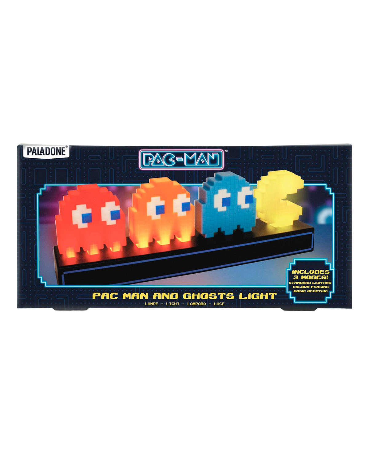LAMPARA PAC MAN CON ICONOS DE FANTASMAS - Image 2