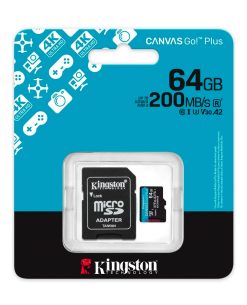 MEMORIA KINGSTON SD 64GB CANVAS GO PLUS