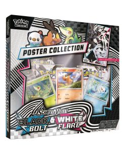 POKEMON TCG SCARLET AND VIOLET BLACK BOLT AND WHITE FLARE UNOVA POSTER COLLECTION
