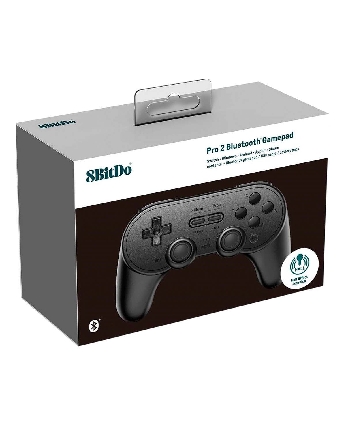 CONTROL INALAMBRICO 8BITDO PRO 2 GAMEPAD HALL EDITION NEGRO - Image 4