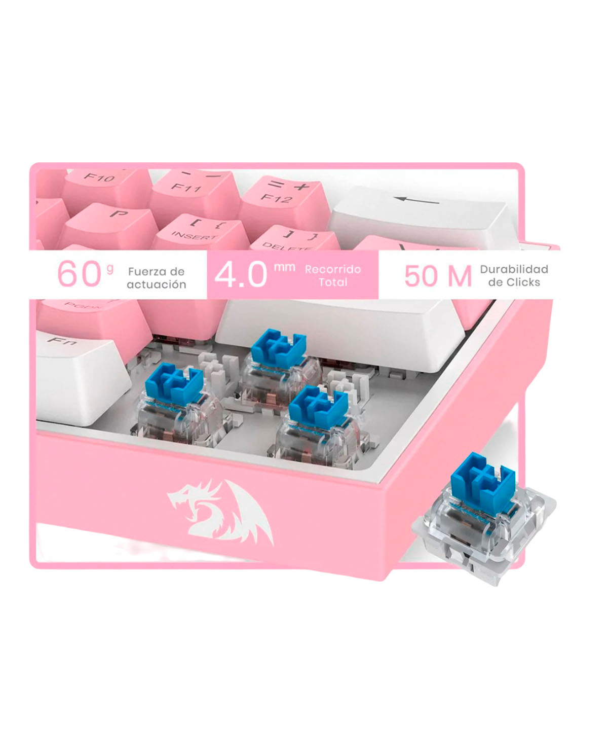 K617 FIZZ RAINBOW PINK WHITE BLUE SWITCH - Image 3