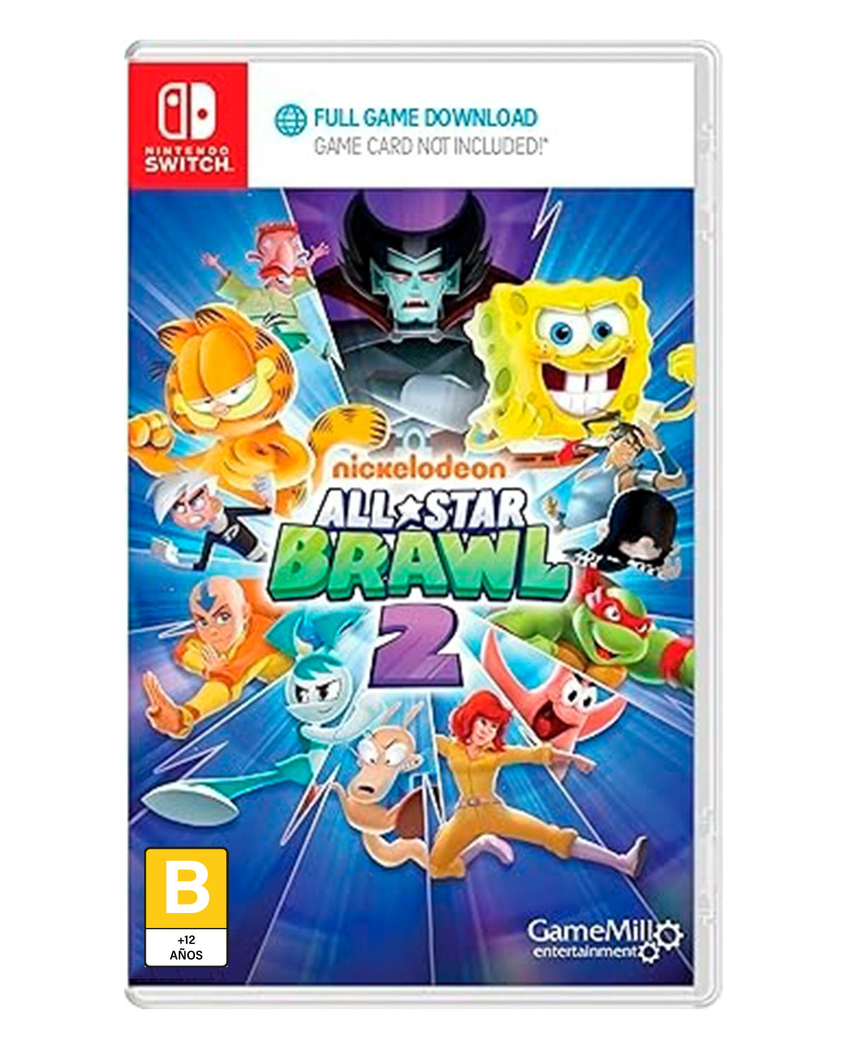 NICKELODEON ALL STAR BRAWL 2 CODE IN BOX