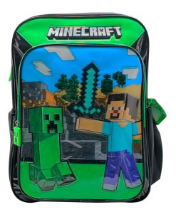 BACK PACK TRUZT MINECRAFT CREEPER Y STEVE