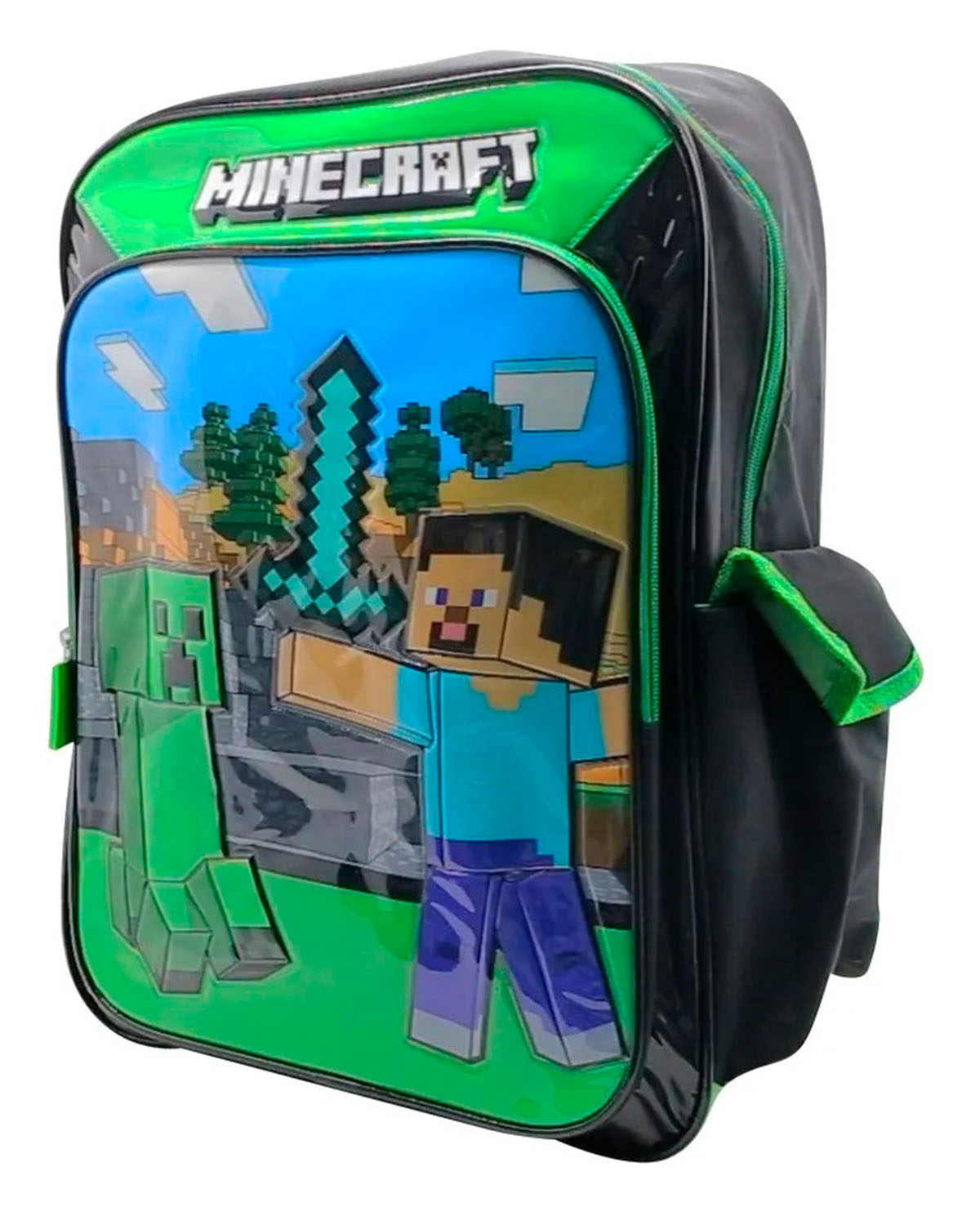 BACK PACK TRUZT MINECRAFT CREEPER Y STEVE - Image 2