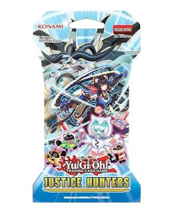 YU GI OH TRADING CARD JUSTICE HUNTERS SLEEVED BOOSTER