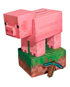 ALCANCIA MINECRAFT ARMABLE CERDO PALADONE