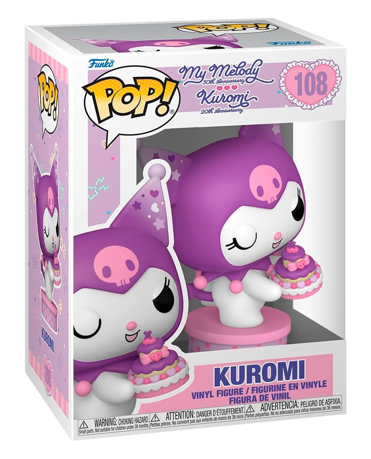 FUNKO POP KUROMI 20 ANIVERSARIO CON PASTEL - Image 2