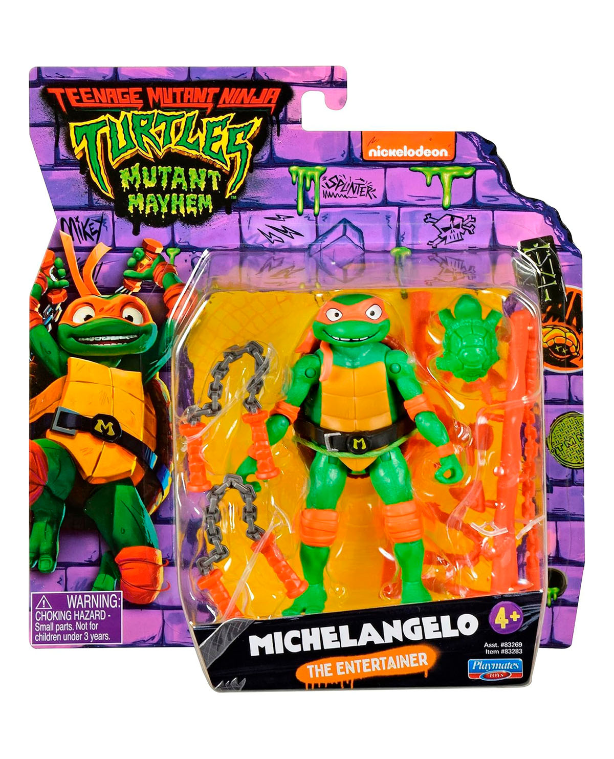 FIGURA DE ACCION BANDAI TMNT BASIC MIGUEL ANGEL - Image 2