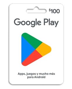 TARJETA GOOGLE PLAY 100