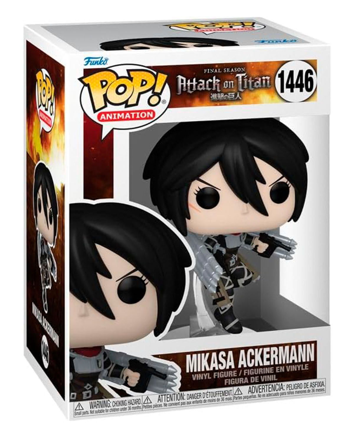 FIGURA POP ATTACK ON TITAN MIKASA ACKERMAN - Image 2